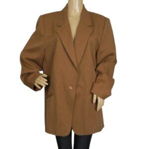 Eaton's Camel Single Button Blazer